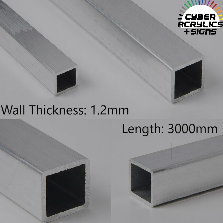 Aluminuim sqaure - Cyberacrylics & Signs Aluminuim-sqaure tubing