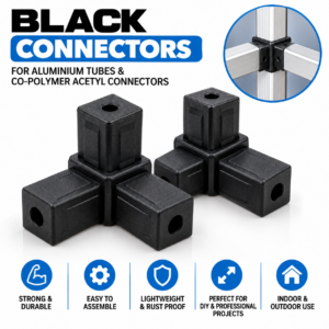 25mm Black connectors